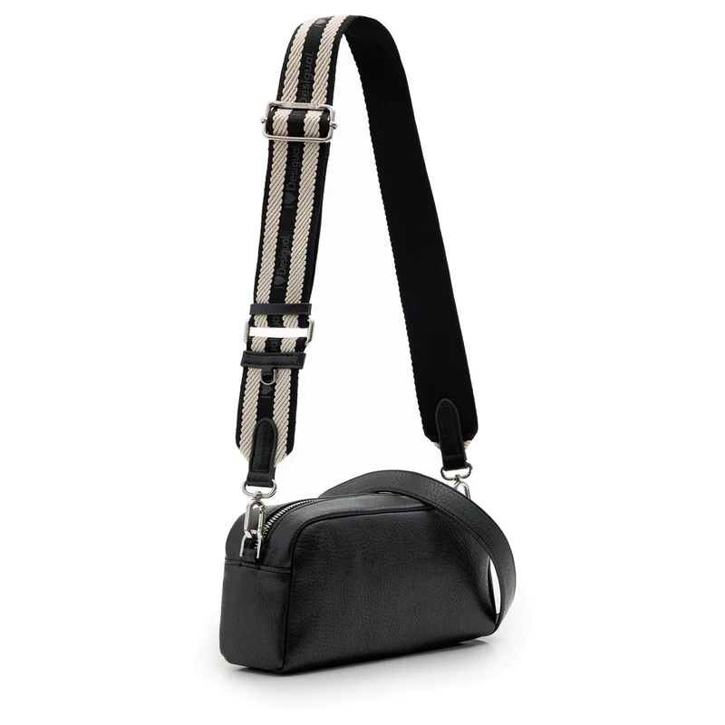 Desigual Half Logo - Bolso bandolera 22 cm (black)