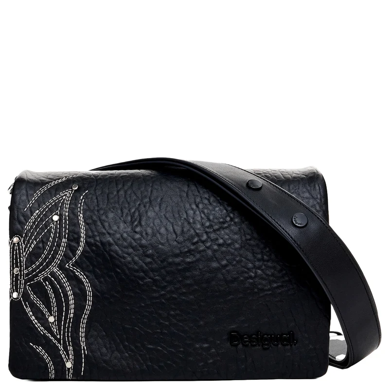 Desigual Goodall Dortmund Flap 2.0 - Bolso bandolera 24.5 cm (schwarz)