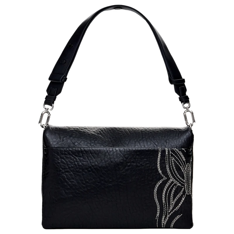 Desigual Goodall Dortmund Flap 2.0 - Bolso bandolera 24.5 cm (schwarz)