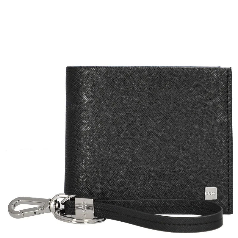 BOSS GB Geschenkset - Cartera 4cc y llavero (black)
