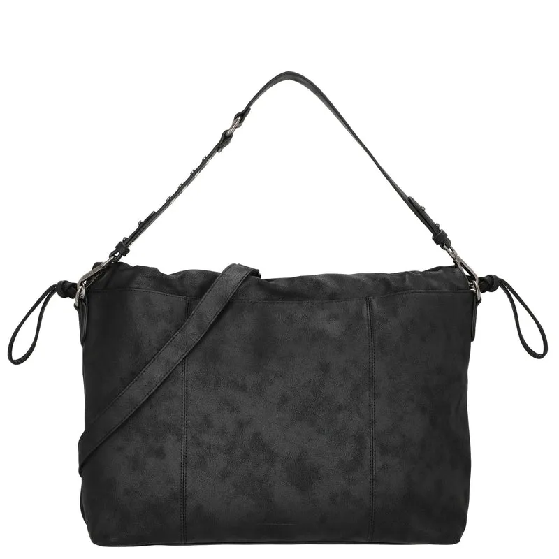 FREDsBRUDER Rebel At Heart Squeezy Hobo - Bolso de hombro 49 cm (black)