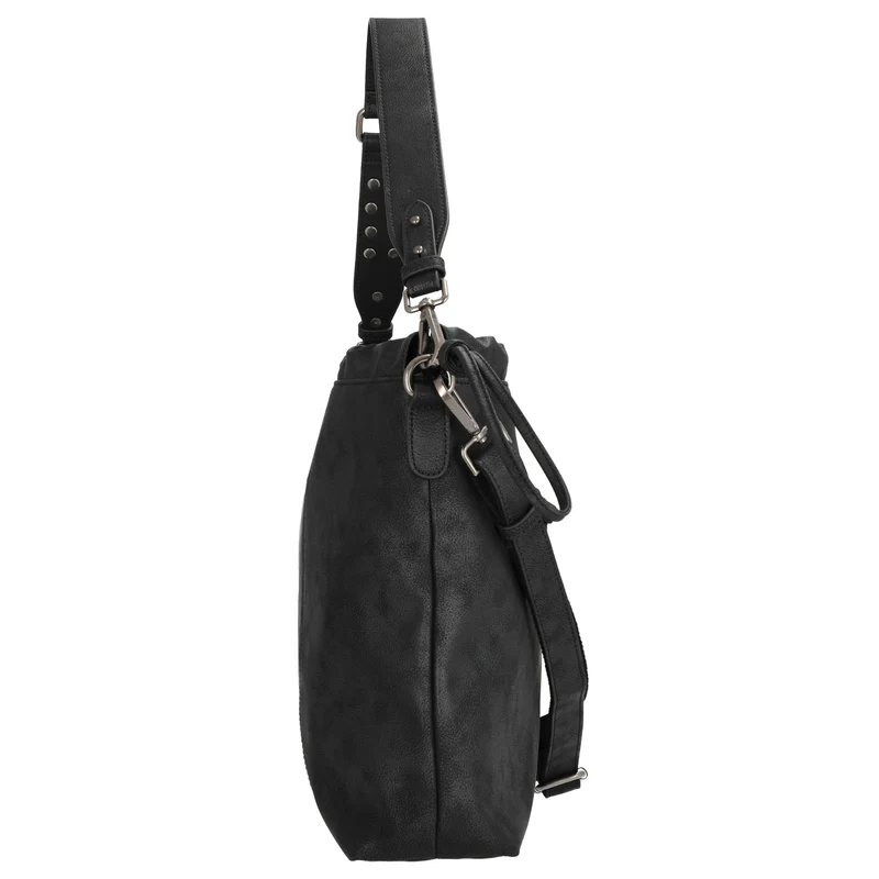 FREDsBRUDER Rebel At Heart Squeezy Hobo - Bolso de hombro 49 cm (black)
