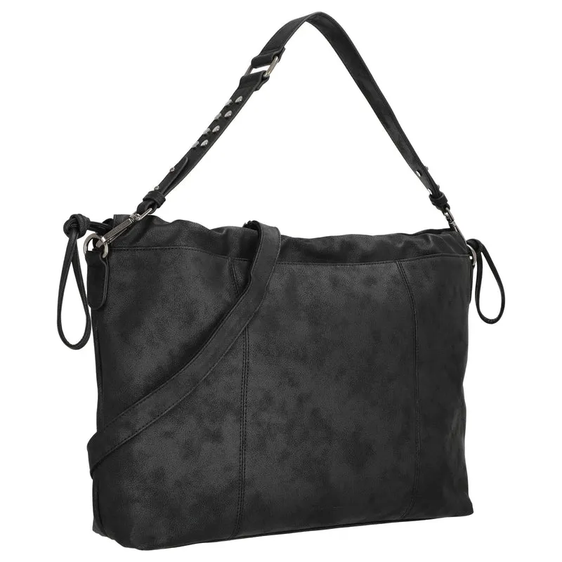 FREDsBRUDER Rebel At Heart Squeezy Hobo - Bolso de hombro 49 cm (black)