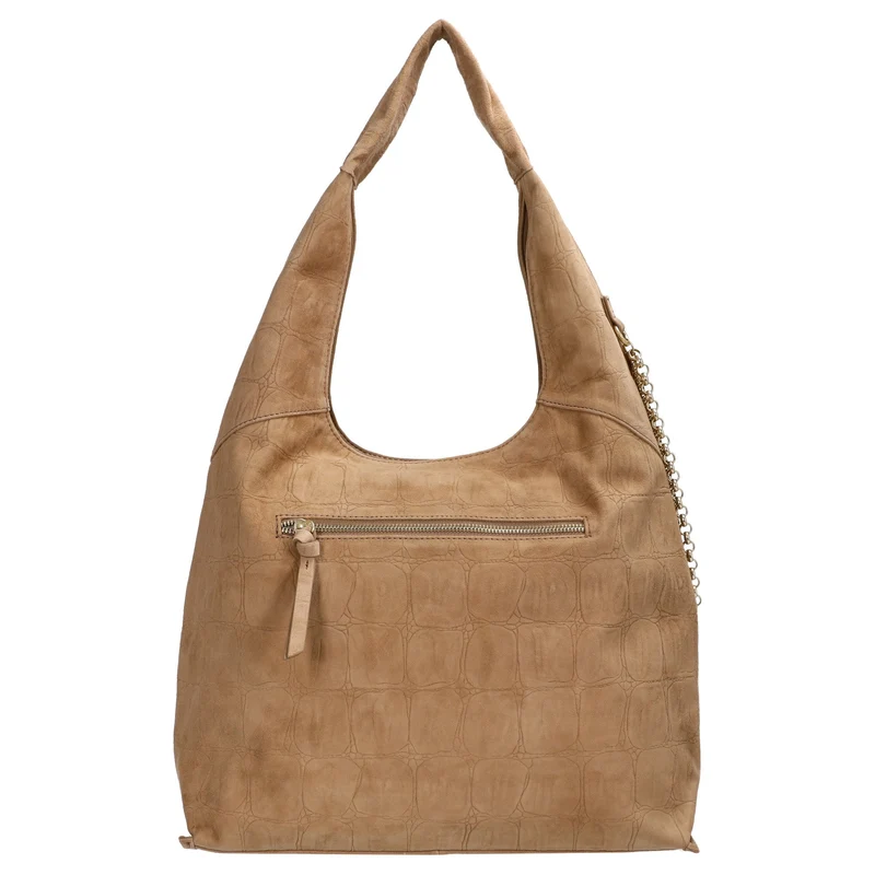FREDsBRUDER Velvet Wild Hobo - Bolso de hombro 39 cm (camel)