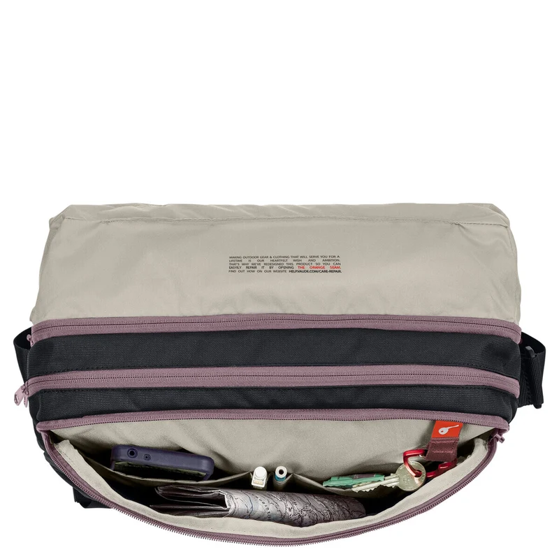 Vaude Rom III - Bolso bandolera M 13.3" 35 cm (black/purple ash)