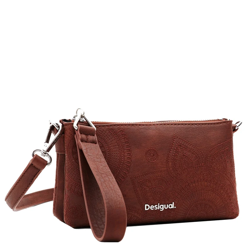 Desigual Dejavu Dortmund Baby - Bolso bandolera 20 cm (camel)