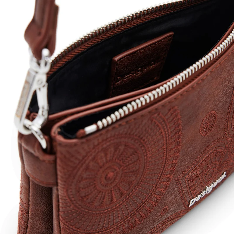 Desigual Dejavu Dortmund Baby - Bolso bandolera 20 cm (camel)