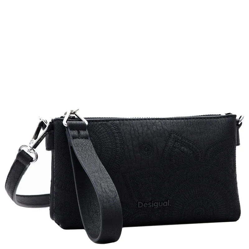 Desigual Dejavu Dortmund Baby - Bolso bandolera 20 cm (schwarz)