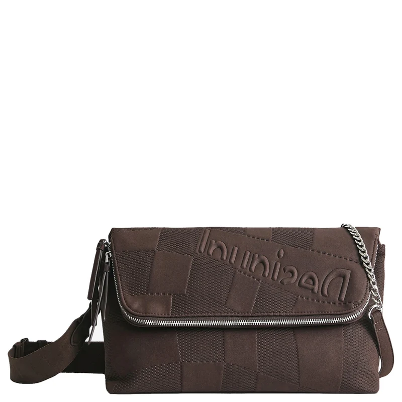 Desigual Bag Ola Ola Venecia - Bolso bandolera 30 cm (brown)