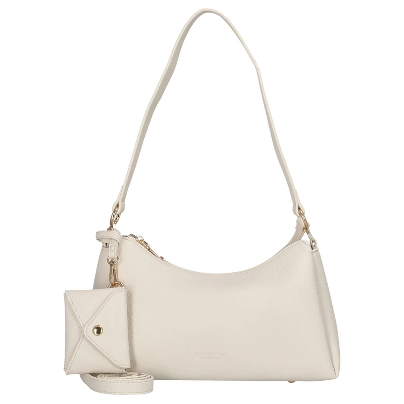 Seidenfelt Meloy - Bolso de hombro (soft cream)