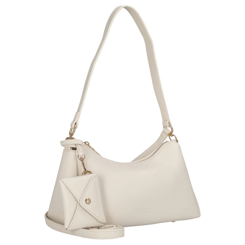 Seidenfelt Meloy - Bolso de hombro (soft cream)