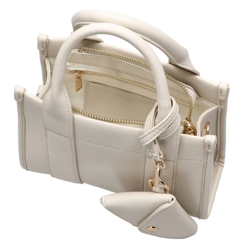 Seidenfelt Meloy Mini Tote - Bolso de mano 20 cm (soft cream)