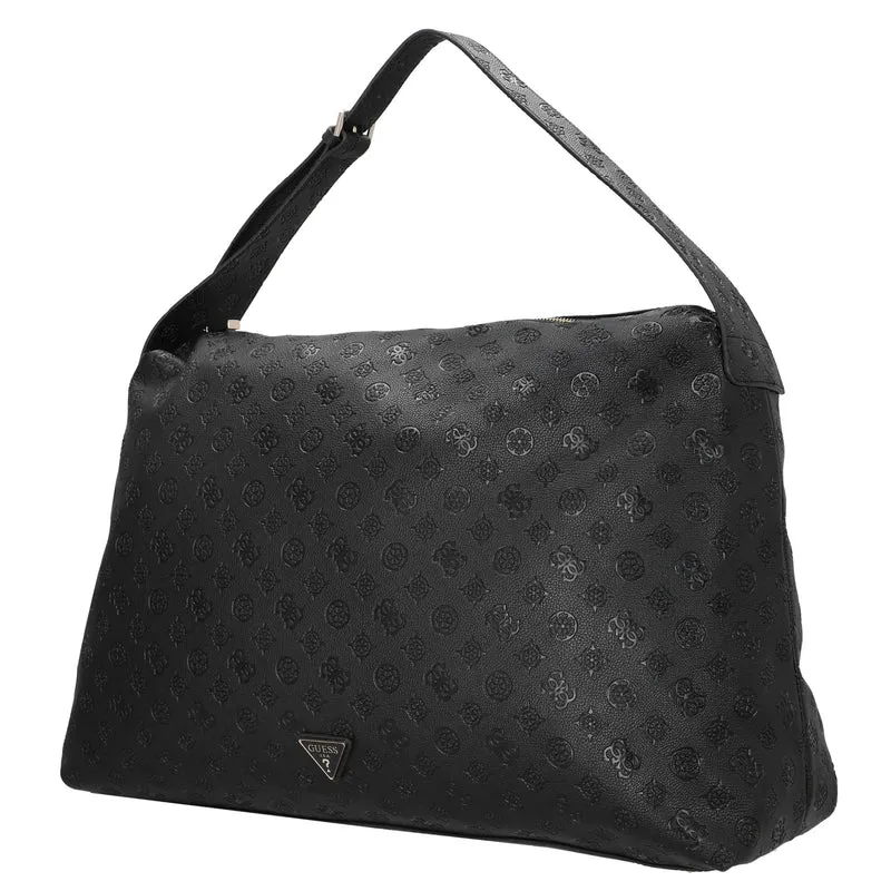 Guess Wilder Oversized Hobo - Bolso de hombro (black)