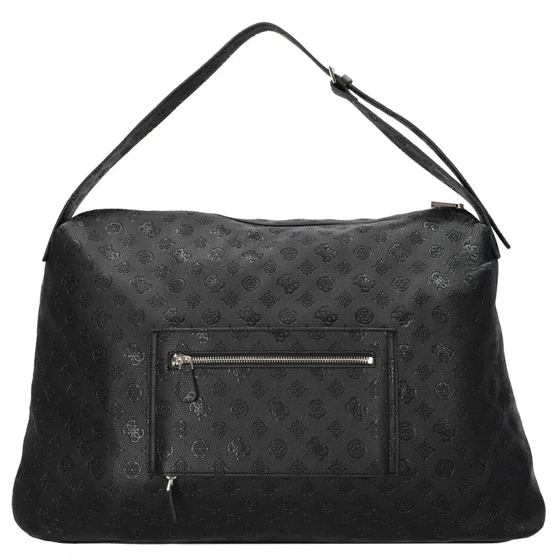 Guess Wilder Oversized Hobo - Bolso de hombro (black)