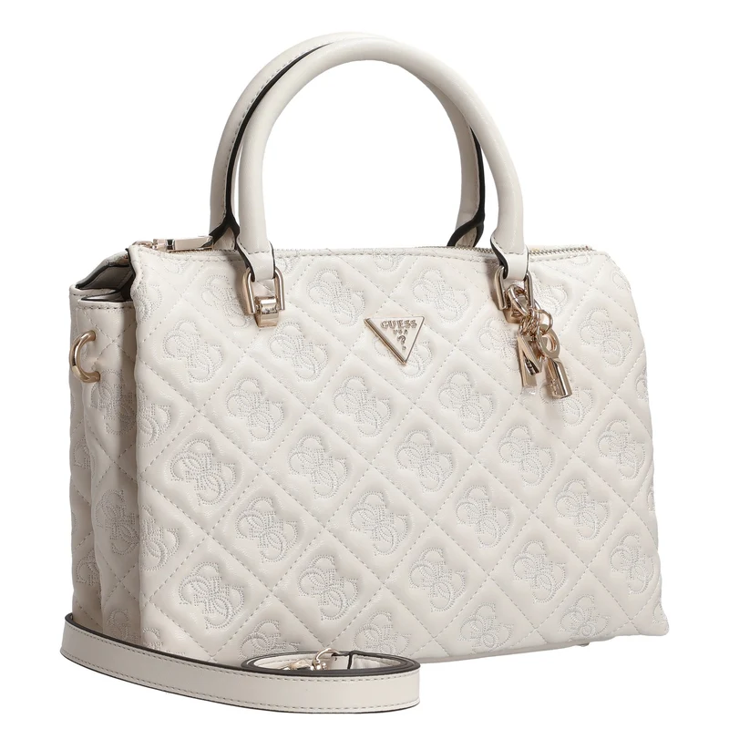 Guess Adelasia Multi - Bolso de mano 29 cm (Color: off white)