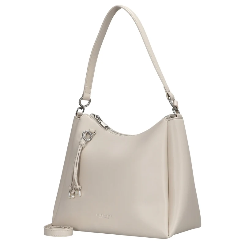 Seidenfelt Sandve Midi Hobo - Bolso de hombro 31 cm (cream)