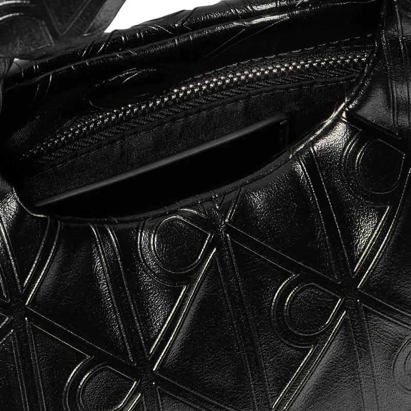 Calvin Klein Puffer Emblem - Bolso bandolera 26 cm (black)