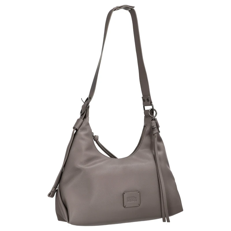 FREDsBRUDER My Bestie Hobo - Bolso bandolera 41.5 cm (warm grey)
