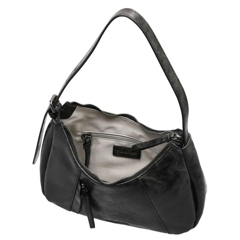 FREDsBRUDER Ever Faded Midi Hobo - Bolso de hombro 30 cm (faded black)