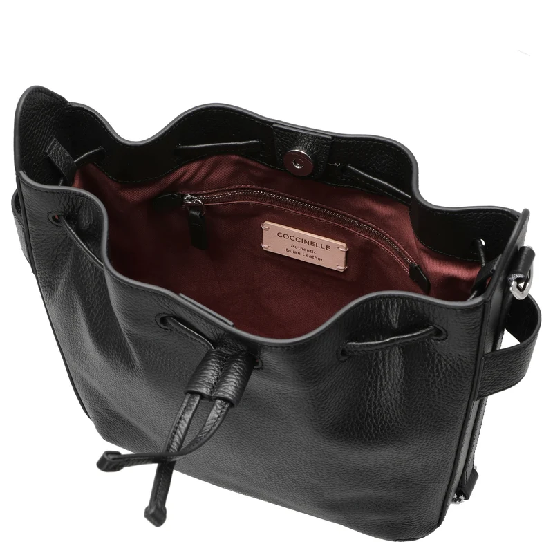 Coccinelle Gretel Ribbon - Bolso de mano 25 cm (noir)