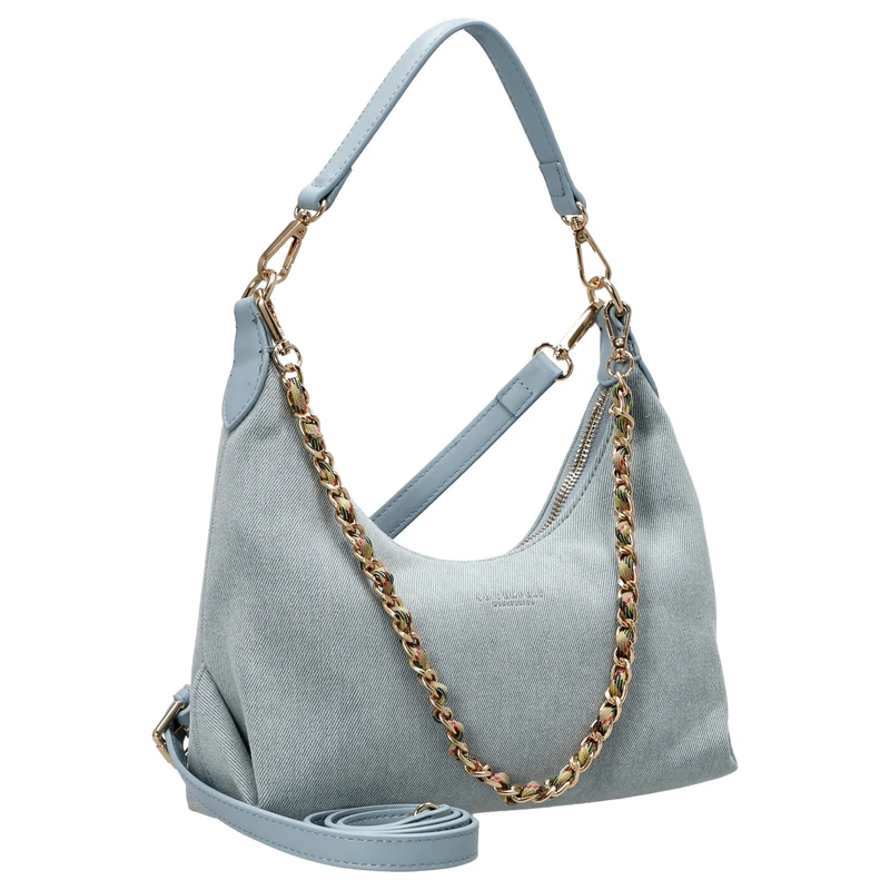 Seidenfelt Huuvari Hobo - Bolso bandolera (denim in blue)