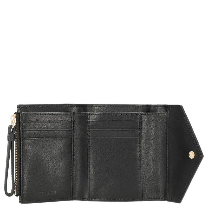 Lacoste Billfold Compact Wallet - Cartera 6cc 11.5 cm (noir)