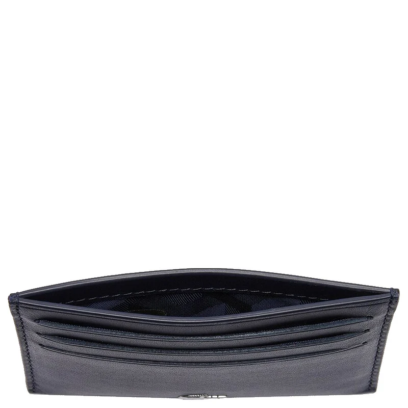 Lacoste FG - Tarjetero de cuero 6 cc 11 cm (blue)