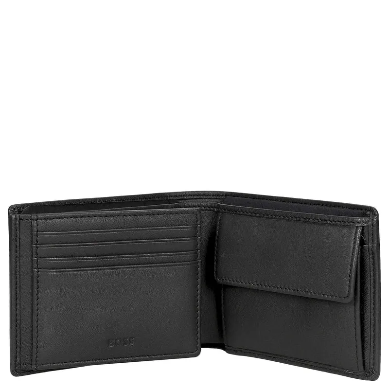 BOSS Arezzo 8cc - Cartera de hombre de cuero 12 cm (black)
