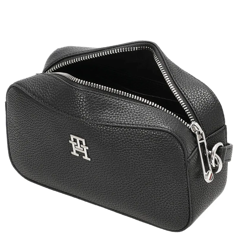 Tommy Hilfiger TH Emblem - Bolso bandolera 20.5 cm (schwarz)
