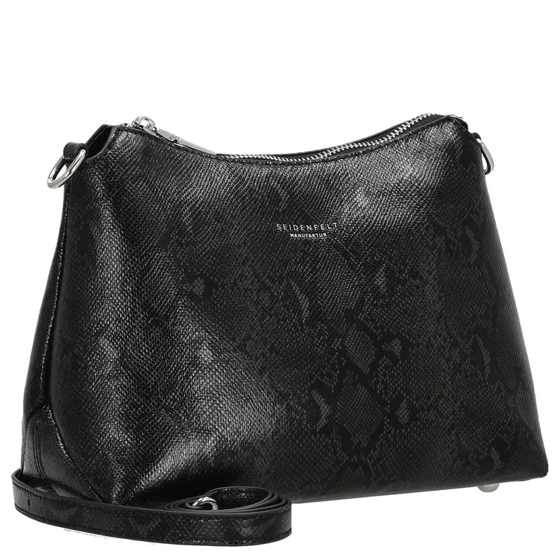 Seidenfelt Lilleby Midi - Bolso bandolera 24.5 cm (reptile black)