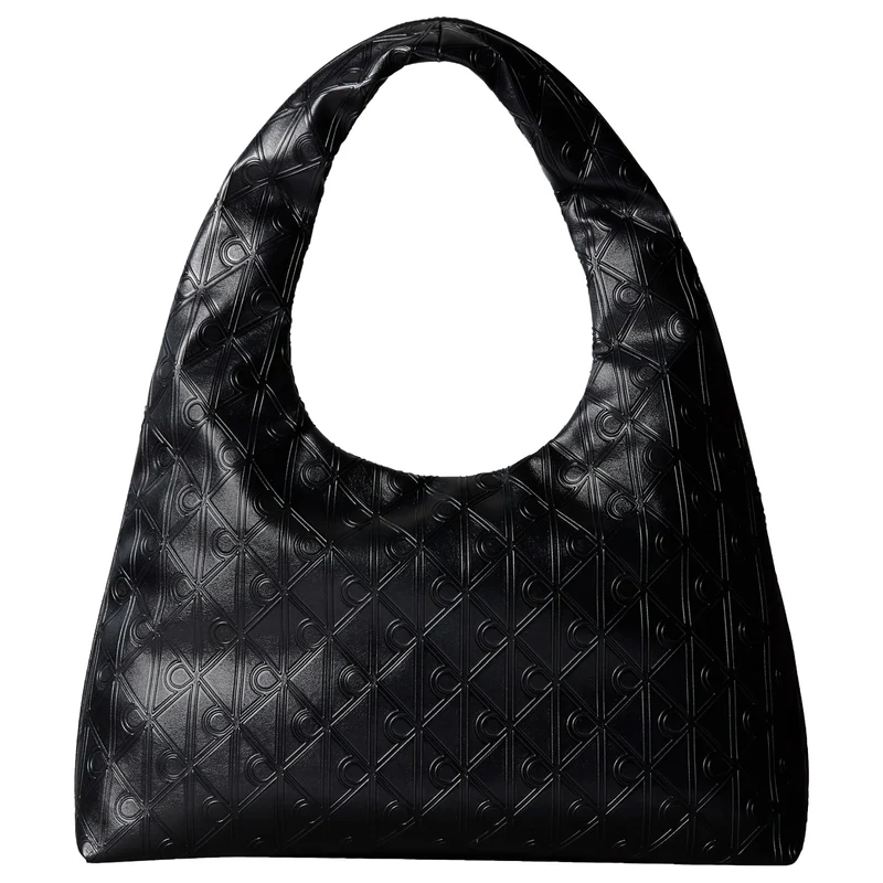 Calvin Klein Puffer Emblem - Bolso de hombro 54 cm (black)