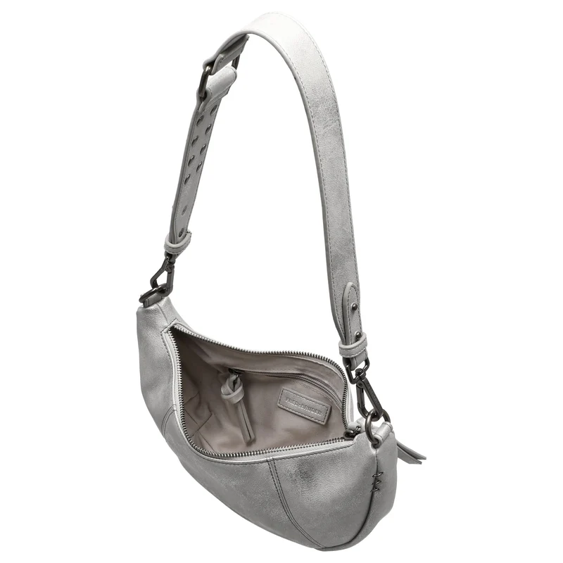 FREDsBRUDER Rebel At Heart Halfmoon Bag - Bolso bandolera 30 cm (silver)
