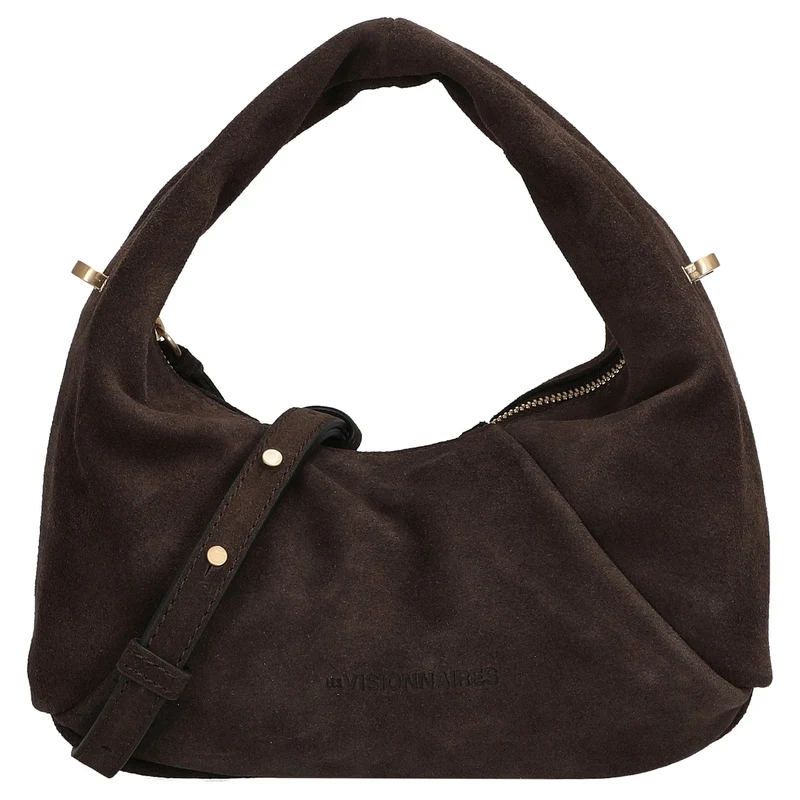Les Visionnaires Greta Mini Essential Cozy - Bolso bandolera (dark brown)