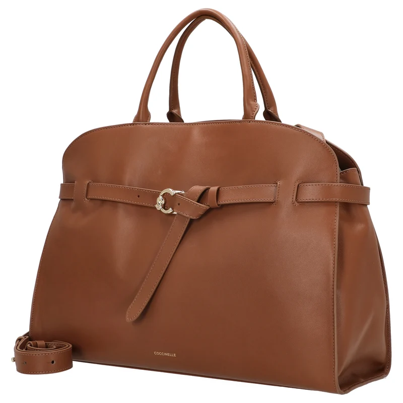 Coccinelle Sabine - Bolso de mano 43 cm (cognac)