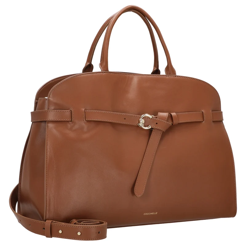 Coccinelle Sabine - Bolso de mano 43 cm (cognac)