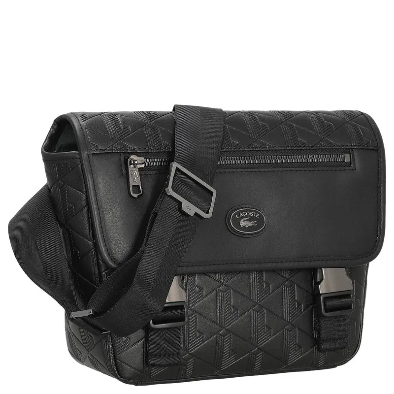 Lacoste Nomogramme - Bolso bandolera 28 cm (noir)