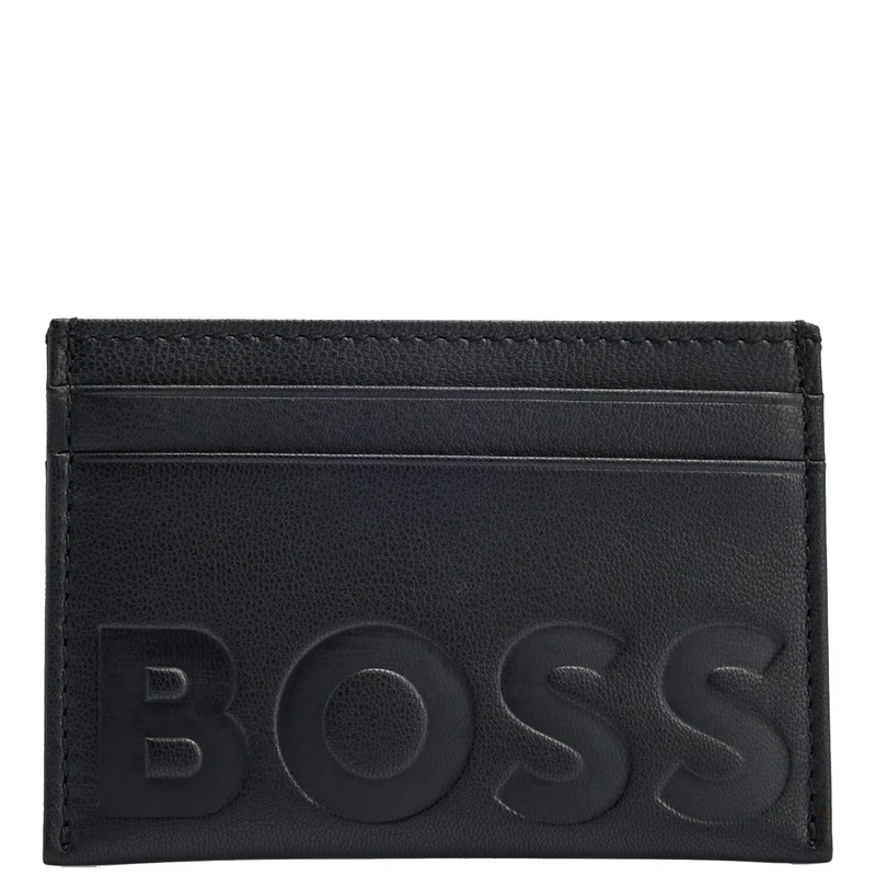 BOSS Big - Tarjetero 4cc Leder 10 cm (black)
