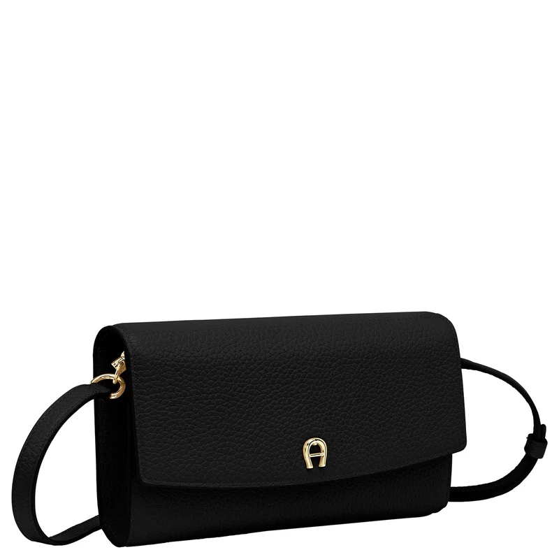 Aigner Wallet on Chain - Cartera 14cc 21.5 cm RFID (black)