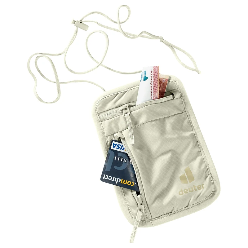 Deuter Security Wallet l - Bolso bandolera 14 cm (bone)
