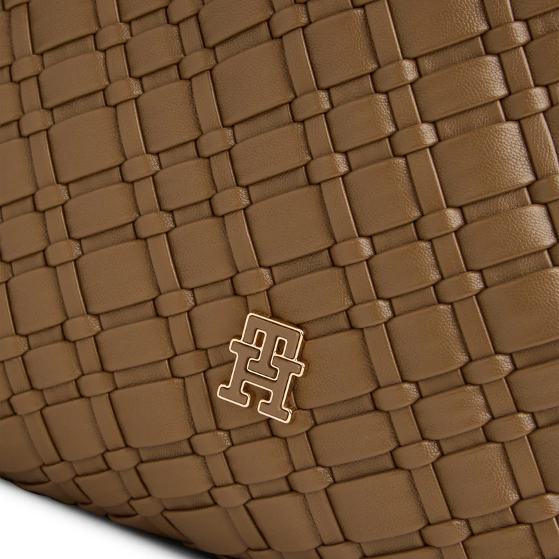 Tommy Hilfiger Braided - Bolso de hombro 36 cm (nordic taupe)