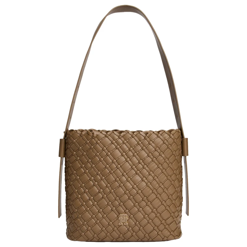 Tommy Hilfiger Braided - Bolso de hombro 29 cm (nordic taupe)