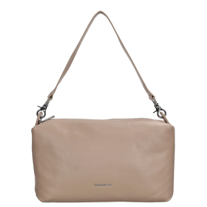 Mandarina Duck Mellow Leather Hobo - Bolso de hombro 30 cm (warm taupe)