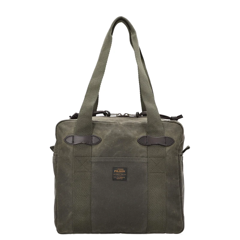 Filson Tin Cloth - Bolso shopper (otter green)