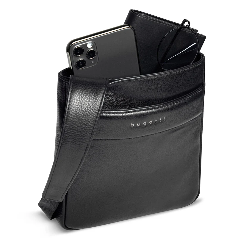 bugatti Nome - Bolso bandolera 19 cm (schwarz)