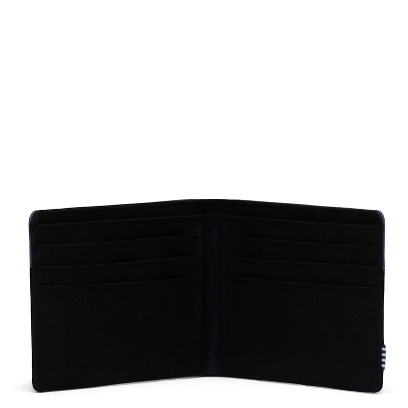 Herschel Roy - Cartera 6cc 11.5 cm RFID (black/copen blue)