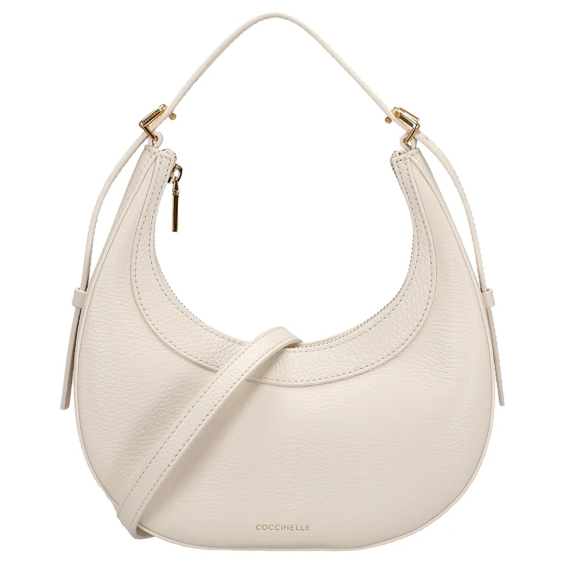 Coccinelle Whisper - Bolso de hombro 23.5 cm (pearl)