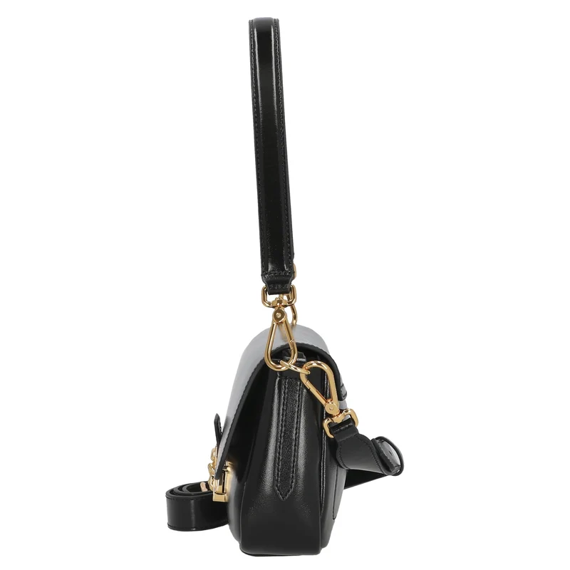 Coccinelle C-Me Lock Shiny Medium - Bolso de hombro 24 cm (noir)