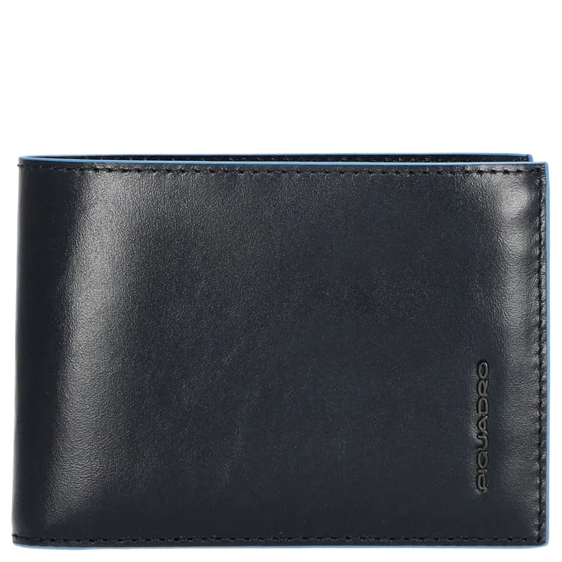 Piquadro Blue Square - Cartera de hombre 4cc 12.5 cm (blue 2)