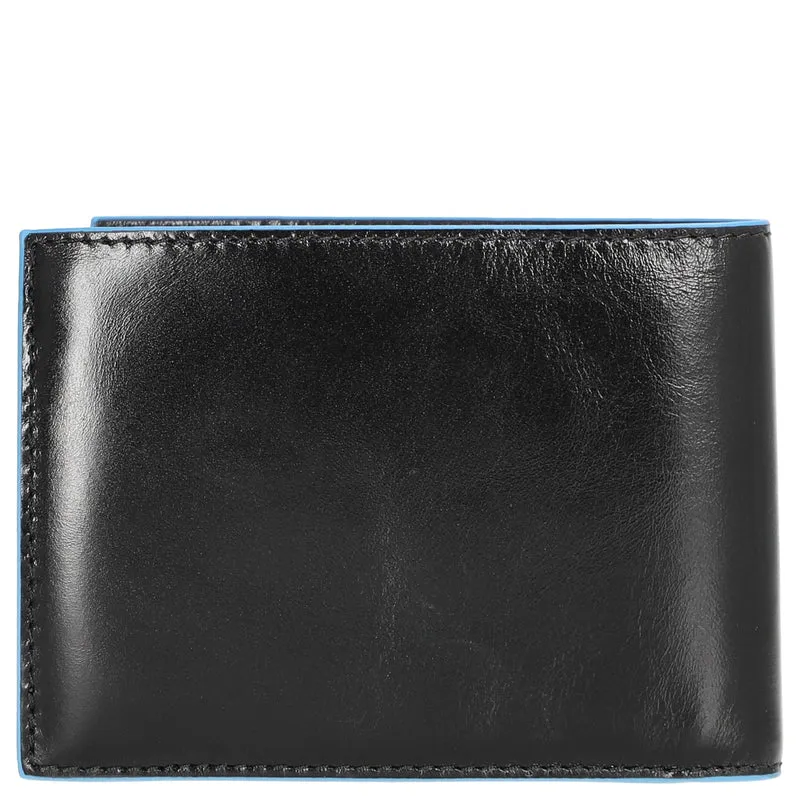 Piquadro Blue Square - Cartera de hombre 4cc 12.5 cm (black)