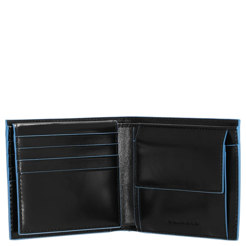 Piquadro Blue Square - Cartera de hombre 7cc 11 cm (black)